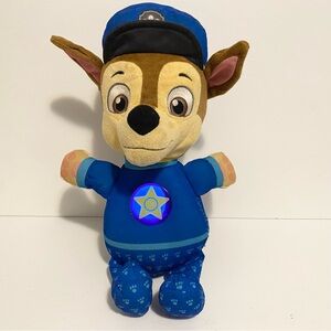 Paw Patrol Snuggle Up Plush Chase Bedtime Lullaby Stuffed Animal Toy Puppy Dog